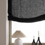 Ellos - Hissgardin Pembroke i 100% lin - Svart - 120