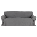 Ellos - Överdrag Odessa i bomullschambray till 3-sitssoffa - Grå