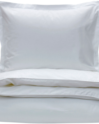 Gant - Påslakan Solid Satin i egyptisk bomullssatin - Vit - 150X210