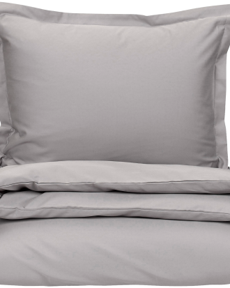 Gant - Påslakan Solid Satin i egyptisk bomullssatin - Grå - 220X220
