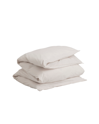 Gant - Påslakan Solid Satin i egyptisk bomullssatin - Vit - 220X220