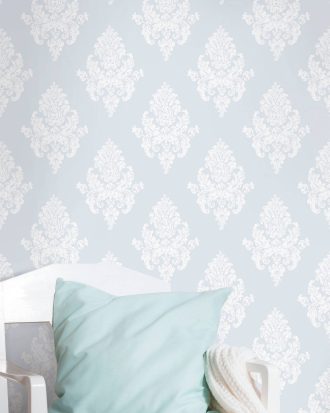 Duro. - Duro Quick Up tapet Brokad - Blå