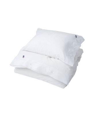 Lexington - Påslakan Icons Poplin Duvet - Vit - 220X220