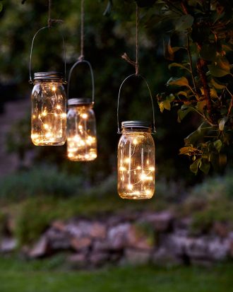 Star Trading - Solcellslykta Jamjar - Transparent