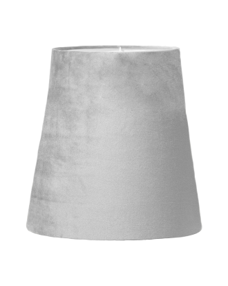 PR Home - Lampskärm Queen Sammet 12 cm - Grå