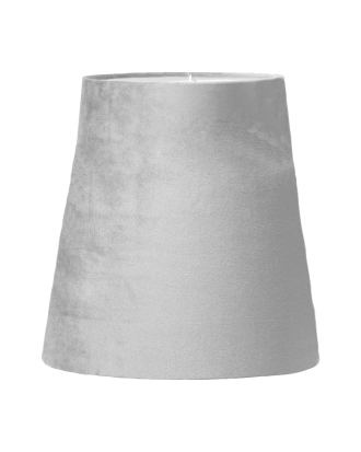 PR Home - Lampskärm Queen Sammet 10 cm - Grå