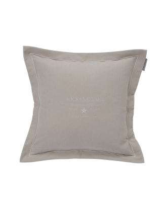Lexington - Kuddfodral Hotel Velvet Sham with Embroidery 50x50 - Beige - 50X50