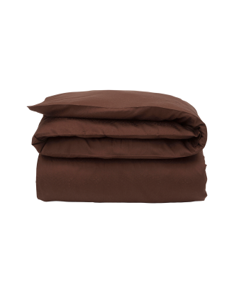 Lexington - Påslakan Hotel Sateen Jacquard Duvet - Brun - 220X220