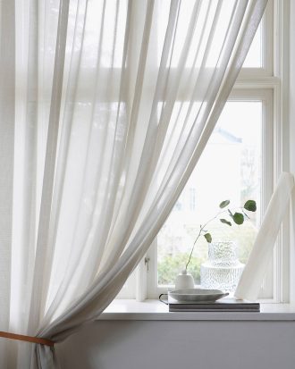 Mimou - Gardin Lyx Hotellvoile dubbel bredd - Natur - 290