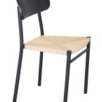 Venture Home - Stol Polly, 2-pack - Svart