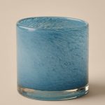 Ellos - Ljuslykta / kruka Ruby Large höjd 15 cm - Blå