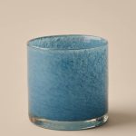 Ellos - Ljuslykta / kruka Ruby Medium höjd 12 cm - Blå