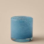 Ellos - Ljuslykta / kruka Ruby Small höjd 10 cm - Blå