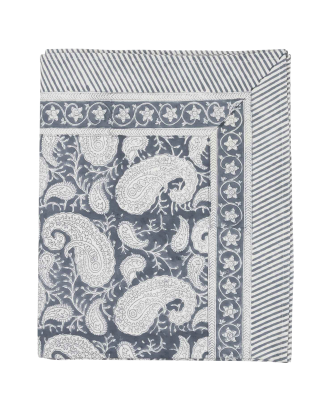 Chamois - Duk Big Paisley - Blå - 160X160