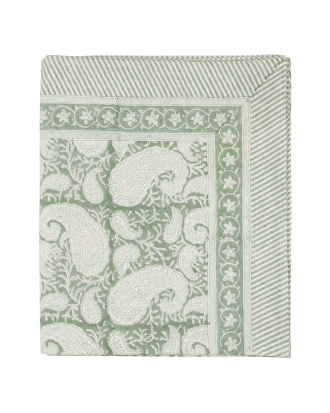 Chamois - Duk Big Paisley - Grön - 170X270