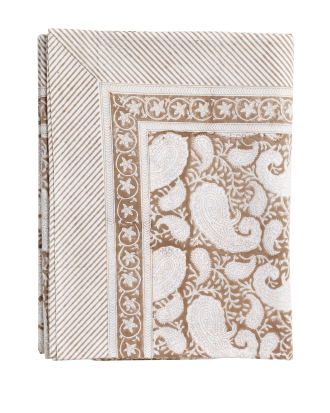 Chamois - Duk Big Paisley - Brun - 170X270