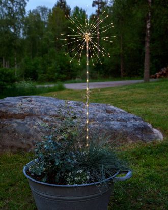 Star Trading - Firework Utomhusdekoration - Transparent