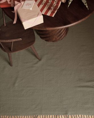 Ellos - Bomullsmatta Flora - Grön - 70X250