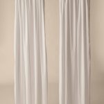 &Home - Kanallängd i bomullsvoile 2-pack - Vit - 160