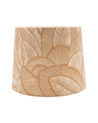 PR Home - Lampskärm Sofia Mönstrad 25 cm - Gul