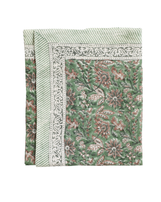 Chamois - Linneduk - Indian Summer - Grön - 170X270