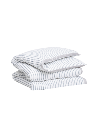Gant - Påslakan Origin Stripe - Grå - 150X210