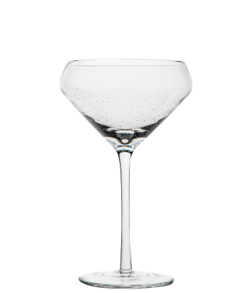 Byon - Champagne saucer Bubbles - Transparent