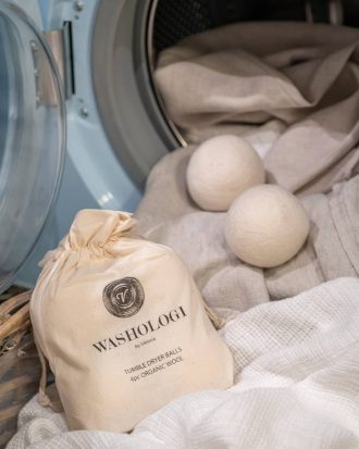 Washologi - Ullbollar för torktumlaren - Vit