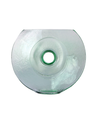 HKliving - Cirkelformad glasvas - Transparent