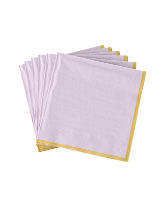 Ellos - Pappersservett Malva 20-pack - Lila - 33X33