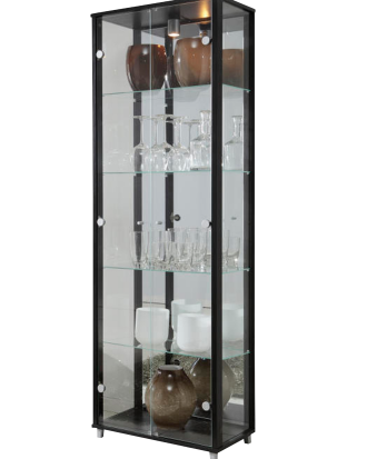 Martinsen - Vitrinskåp Optima Bright - Svart