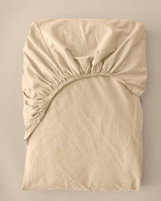 &Home - Dra på-lakan Heaven i bomull - Vit - 140X200