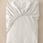 &Home - Dra på-lakan Heaven i bomull - Vit - 120X200