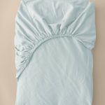 &Home - Dra på-lakan Heaven i bomull - Blå - 140X200