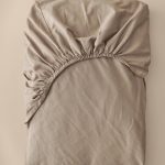 &Home - Dra på-lakan Heaven i bomull - Brun - 140X200