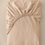 &Home - Dra på-lakan Heaven i bomull - Natur - 90X200