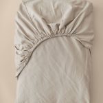 &Home - Dra på-lakan Heaven i bomull - Grå - 160X200