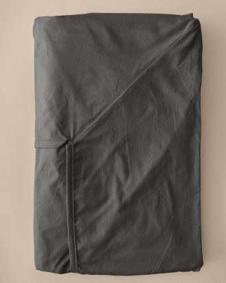 &Home - Kuvertlakan Heaven i bomull - Grå - 140X200