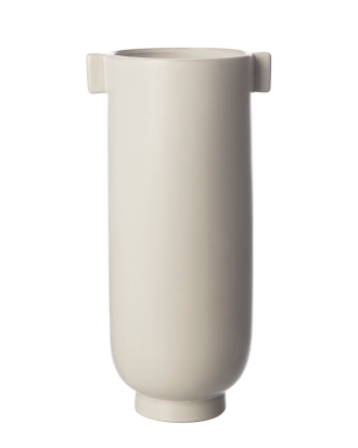 ERNST - Vas med öra h 28 cm - Beige