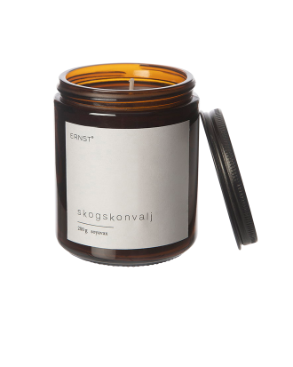 ERNST - Doftljus i glas med lock
