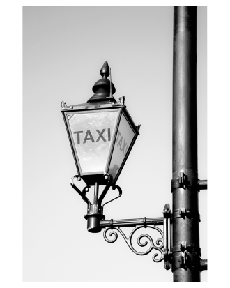 Malerifabrikken - Poster Taxi - Svart - 70X100