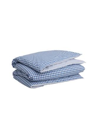 Gant - Påslakan Stripes & Checks - Blå - 220X220