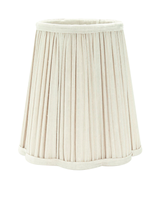PR Home - Toppringskärm Siv Plissé 20 cm - Beige