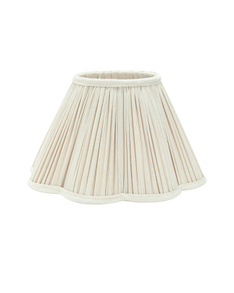 PR Home - Toppringskärm Siv Plissé 25 cm - Beige