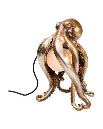 KARE Design - Bordslampa Bläckfisk - Guld