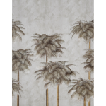 Wallpaper by ellos - Tapetprov Plume Mural Cremevit - Vit