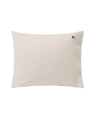 Lexington - Örngott Pin Point Cotton Pillowcase - Beige - 65X65