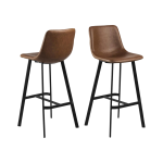 NORDFORM - Barstol Wilfred, 2-pack - Brun