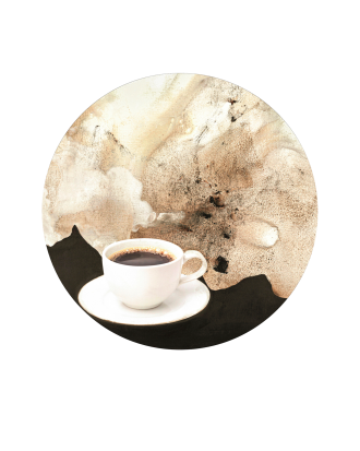 Malerifabrikken - Tavla The Art of taste 2 - Brun - 90X90