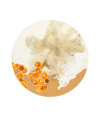 Malerifabrikken - Tavla The Art of taste 8 - Orange - 90X90